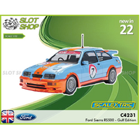 Scalextric C4231 Ford Sierra RS500 - Gulf Edition - Richard Millar
