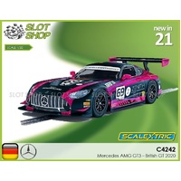 Scalextric C4242 Mercedes AMG GT3 - British GT 2020 - De Haan & KuJala