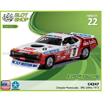 Scalextric C4247 Chrysler Hemicuda - Spa 24 Hours 1973 - Bertinchamps & Deprez