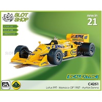Scalextric C4251 Lotus 99T - Monaco GP 1987 - Ayrton Senna