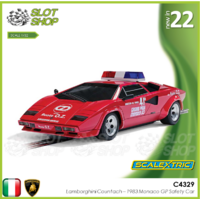 Scalextric C4329 Lamborghini Countach - 1983 Monaco GP Safety Car