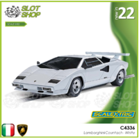 Scalextric C4336 Lamborghini Countach - White