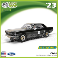 Scalextric C4405 Ford Mustang - Black and Gold