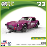 Scalextric C4418 Shelby Cobra 289 - Dragon Snake - Goodwood 2021