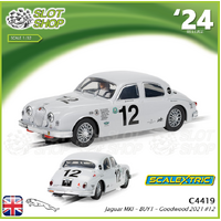 Scalextric C4419 Jaguar MK1 - BUY1 - Goodwood 2021