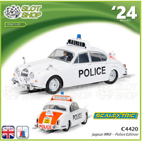 Scalextric C4420 Jaguar MK2 - Police Edition