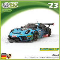 Scalextric C4460 Porsche 911 GT3 R - Redline Racing - Spa 2022