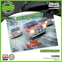 Scalextric C4488A 1965 Monte Carlo Rally Mini Triple Pack