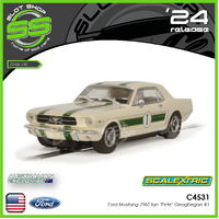 Scalextric C4531 Ford Mustang 1965 Ian ‘Pete’ Geoghegan #1