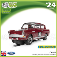 Scalextric C4546 Ford Anglia 105E - Broadspeed #30