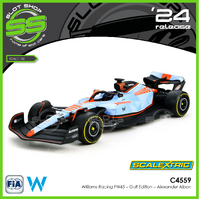 Scalextric C4559 Williams FW45 – Gulf Edition – Alex Albon #23