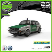 Scalextric C4572 Volkswagen Golf MKI – Polizei Edition