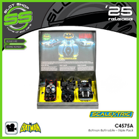 Scalextric C4575A Batman Batmobile - Triple Pack