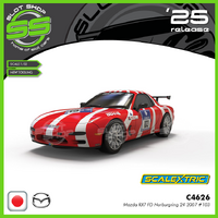 Scalextric C4626 Mazda RX7 FD Nurburgring 24 2007 #103