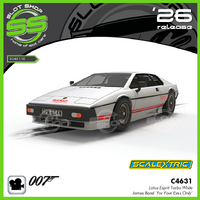 Scalextric C4631 Lotus Esprit Turbo White - James Bond 'For Your Eyes Only'
