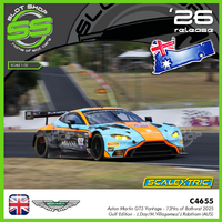 Scalextric C4655 Aston Martin GT3 Vantage - 12hrs of Bathurst 2025 - Gulf Edition