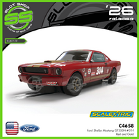 Scalextric C4658 Shelby GT350H - Red and Gold