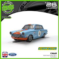 Scalextric C4669 Ford Lotus Cortina - Gulf Edition