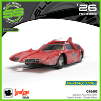 Scalextric C4680 Spectrum Patrol Car (SPC) - Captain Scarlet - Chrome Edition