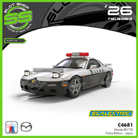 Scalextric C4681 Mazda RX7 FD - Police Edition