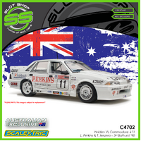 Scalextric C4702 Holden VL Commodore #11 - L. Perkins & T. Mezera - 3rd Bathurst '90