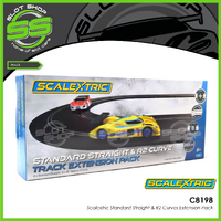 Scalextric C8198 Scalextric Standard Straight & R2 Curves Extension Pack