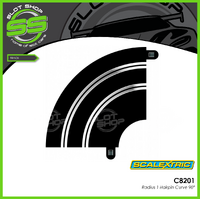 Scalextric C8201 Radius 1 Hairpin Curve 90°