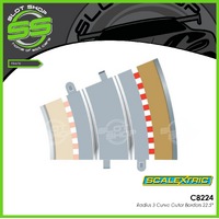 Scalextric C8224 Radius 3 Curve Outer Borders 22.5°