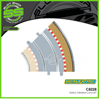 Scalextric C8228 Radius 2 45° Outer Borders