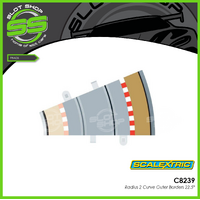 Scalextric C8239 Radius 2 Curve Outer Borders 22.5°