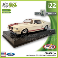 Thunderslot CA00502sw Ford Mustang GT350 1967 White Wimbledon
