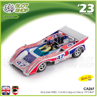 Slot.it CA26F McLaren M8D, CanAm Leguna Seca 1973 #47