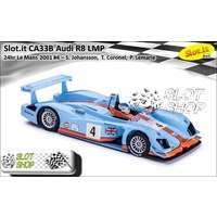 Slot.it CA33B Audi R8 LMP 2001 #4 Gulf