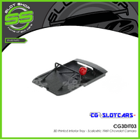 CG Slotcars CG3DIT03 3D Printed Interior Tray - Scalextric 1969 Chevrolet Camaro