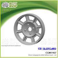CG Slotcars CGWI1407 14mm Campagnolo 40802 Wheel Inserts