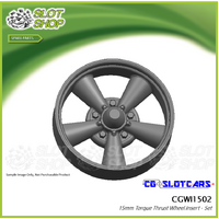 CG Slotcars CGWI1502 15mm Torque Thrust Wheel Inserts