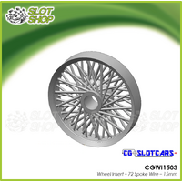 CG Slotcars CGWI1503 15mm Wire Wheel Inserts
