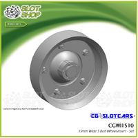 CG Slotcars CGWI1510 Wide 5 5-Bolt Wheel Inserts