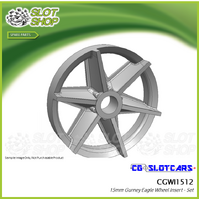 CG Slotcars CGWI1512 15mm Gurney Eagle Wheel Inserts