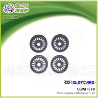 CG Slotcars CGWI1518 15mm Jongbloed 305 Spoke Wheel Inserts