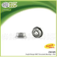 Slot.It CH105 Single flange 4WD Tensioner Bearings - Pair