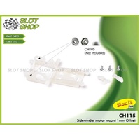 Slot.it CH115 Sidewinder Motor Mount 1.0mm offset EVO6