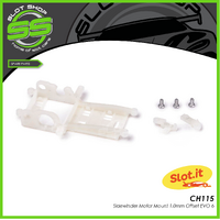Slot.it CH115 Sidewinder Motor Mount 1.0mm offset EVO6