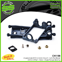 Slot.it CH118 Anglewinder EVO 6 Motor Mount 0.5mm Offset - Flat/Boxer Motor