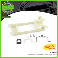 Slot.it CH49b Motor Mount (Long Inline - 1.0mm Offset - Hard)