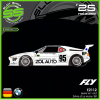 Fly E2112 BMW M1 #95 - 24Hrs of Le Mans '80