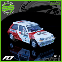 Fly E2116 Renault 5 GT Turbo #5 - Marlboro - Rally Hebros '86