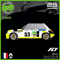 Fly E2117 Renault 5 Turbo #53 - Rally Montecarlo '83