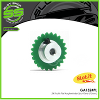 Slot.it GA1524PL 24 Tooth Flat Anglewinder Spur Gear (15mm)