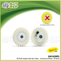 Slot.it GA1628PL 28 Tooth Anglewinder Spur Gear (16mm)